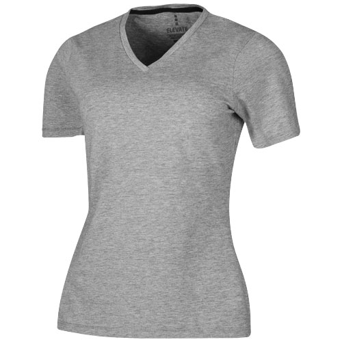 T-shirt coton bio publicitaire femmes 200g KAWARTHA Gris mélangé